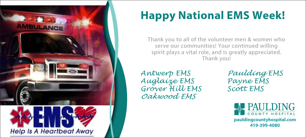 Happy National EMS Week!